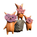 Miniatyrbild 8 av 8: Korok-staty i trä Hantverksdekoration Spelälskare Zelda Bre C onesize