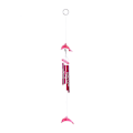Miniatyrbilde 1 av 8: Dolphin Creative Crystal 4 metallrør Windchime Wind Chime Hom pink one size