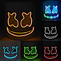 Pikkukuva 2 / 5: Jouluinen LED-naamio Full Head Cosplay White 1 pc