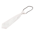 Miniatyrbild 1 av 5: 1X Pojkslips Barn Baby Skola Pojke Bröllopsslips Halsslips Elasti White 26.5cm