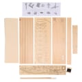 Pikkukuva 5 / 5: 1:70 Uusi satama-puinen purjevenemalli DIY Kit -laivakokoonpano D Color onesize