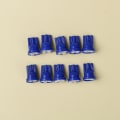 Miniatyrbilde 4 av 5: 10 stk T10 kileblått 4-SMD LED dashbordlys W5W 194 2825 gau Blue One Size