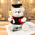 Miniatyrbillede 1 af 8: Afgangs Bjørnedukker Børn Voksne Fødselsdagsgaver Studenterlæge White one size