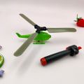 Miniatyrbilde 3 av 4: Pull Line Helikopter Fly Drawstring Small Plane Outdoor Game To One Size
