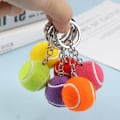 Pikkukuva 5 / 5: Tennis Ball Metal Avaimenperä Auton Avaimenperä Avaimenperä urheiluketju Red onesize