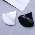 Pikkukuva 4 / 5: Mini Triangle Velvet Facial Face Puff Kosmeettinen meikki Cotton Sa White+Black One Size