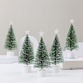 Miniatyrbild 6 av 8: Lysande minijulgranar Vackra små konstgjorda Xmas T A one size