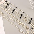 Miniatyrbilde 6 av 8: Klassisk Elegant Lang Perle-Strikket Halskjede Mote Dame Del A4