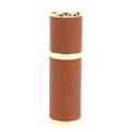 Miniatyrbilde 1 av 8: 5ML skinn parfymeflaske Bærbar sprøyte påfyllbar Tom Pe Brown 5ml empty