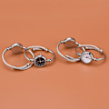 Miniatyrbillede 5 af 8: 1 stk sølv armbåndsure kvinder mode armbånd quartz ur s C one size