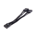Miniatyrbild 5 av 5: 1st dator moderkort USB förlängningskabel 9 stift 1 hona till Black one size