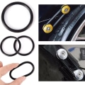 Pikkukuva 4 / 5: 4 kpl kuminen O-rengaskiinnityssarja, erittäin vahva puskurin pikakiinnitys Black 4pcs