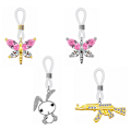 Miniatyrbild 5 av 5: 1 st Sexig tofs Crystal Butterfly hängsmycke Nippel Ring for Wom Multicolor A8
