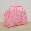 Pikkukuva 1 / 5: Irrotettava suihkukori Muovinen kylpykori Kylpyhuone Hollow Wa Pink one size