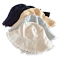 Miniatyrbilde 3 av 5: Brevtrykk Bøttehette Herre Dame Unisex Bananlue Bob Caps Hei Yellow One Size