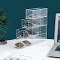 Pikkukuva 3 / 8: Silmälasien säilytyslaatikko 4 kerrosta Suuret lasit Organizer Multif Transparent one size
