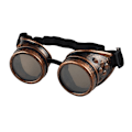 Pikkukuva 1 / 3: Vintage Victorian Steampunk Suojalasit Lasit Hitsaus Gothic Cosp Red Bronze One Size