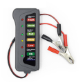 Miniatyrbild 1 av 5: 2st 12V Bilbatteritestare Digital Generator 6 LED-lampor Dis Black 2Pcs