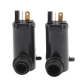 Pikkukuva 4 / 5: 1kpl 12v 24v universal lasinpyyhkijän tuulilasin pyyhkimen pesukone P Black A