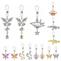 Miniatyrbild 2 av 5: 1 st Sexig tofs Crystal Butterfly hängsmycke Nippel Ring for Wom Multicolor A8