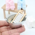 Miniatyrbillede 2 af 7: 1Sæt 1:12 Dukkehus Miniature Vaskebræt Jernspand Badeværelse Mo A1 one size