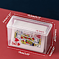 Miniatyrbild 1 av 8: Nya Transparenta Plastaskar för Spelkort, PP-Förvaring Clear