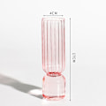 Pikkukuva 1 / 5: Nordic Glass Maljakko Pienet Lasimaljakot Kukka-asetelma Etusivu Gla Pink 17*4cm