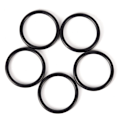 Pikkukuva 5 / 5: 4 kpl kuminen O-rengaskiinnityssarja, erittäin vahva puskurin pikakiinnitys Black 4pcs