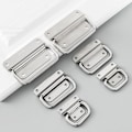 Miniatyrbilde 3 av 5: Cabinet Flight Case Solid Furniture Hardware Folding Handle For Silver A2