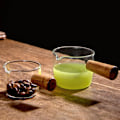 Miniatyrbillede 7 af 8: Multifunktionel Smagsfad Kaffe Mini Mælkekop Håndtegnet Sauc Brown 50ml