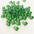Miniatyrbild 1 av 8: 50 st/ set 8 mm klar kub färgglad kristall fyrkantig hörn Transpa Green 50pcs