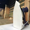 Miniatyrbillede 4 af 5: Iron Shoe Plate Cover Protector beskytter dit strygejern til langvarig brug white one size
