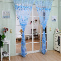 Miniatyrbillede 3 af 8: Valancer Tulip Floral Tulle Voile Dør Vindue Gardin Drape Pan Blue One Size