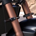 Miniatyrbilde 5 av 5: 2 Stk Universal Mount Brakett For Motorsykkel Støtfanger Modifisert Hea Black 2Pcs