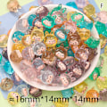 Miniatyrbild 1 av 8: 10 st Mini Luminous Trädgårdsdekorationer Resinfigurer Miniatyr F