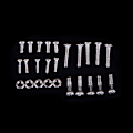 Miniatyrbild 7 av 8: 600st diverse fästelement Skruvar för watch glasögon urmake Silver 600Pcs