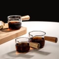 Miniatyrbilde 3 av 8: Multifunksjonell smakskål kaffe mini melkekopp Håndtrukket saus Brown 50ml