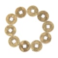 Miniatyrbilde 8 av 8: 100 stk Feng Shui-mynter Gamle I Ching-mynter for helserikdom A onesie