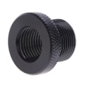 Miniatyrbild 4 av 5: 5/8-24 till 1/2-20 till M14 bilbränslefilter fat gängad adapter f Black 5/8-24 to M14*1.5