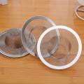 Miniatyrbilde 3 av 8: 2 stk. Baderomsavløpsfilter i rustfritt stål Dusj Hårfangere Silver 11CM