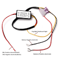 Miniatyrbild 4 av 5: Bil LED varselljus Automatisk ON/OFF Controller Modul Multicolor 1pc