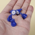 Miniatyrbilde 2 av 5: 10 stk T10 kileblått 4-SMD LED dashbordlys W5W 194 2825 gau Blue One Size