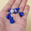Miniatyrbillede 2 af 5: 10 stk T10 kile blå 4-SMD LED instrumentbræt lys W5W 194 2825 gau Blue One Size
