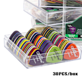 Miniatyrbillede 1 af 8: 30 stk. Alice Guitar Pick Skridsikker Nylon Mediator Akustisk El 30PCS