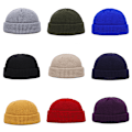 Pikkukuva 4 / 5: Unisex Miesten Naisten Pipo Hattu Lämmin Ribbed Winter Turn Ski Fisherm Wine red one size