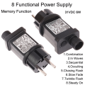 Miniatyrbillede 1 af 5: AC 220V til 31VDC 6W 8 Funktionel SELV LED-lampedriver EU-stik S Black Onesize