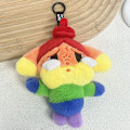 Miniatyrbillede 5 af 8: Pop Mart plysj vedhæng Rainbow Crybaby pige dukke nøglering nøgle R one size