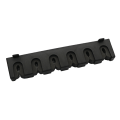Miniatyrbilde 4 av 8: Fiskestangholdere 6-stangs stativ Vertikal stangholder Veggfeste black one size