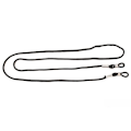 Miniatyrbillede 6 af 6: 12x sort nylonsnor Brilleholder Solbrille Briller Briller N