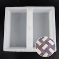 Miniatyrbillede 2 af 5: Mursten Stenform Fortovet DIY Path Maker Mold Brolægning Cement Bri One Size